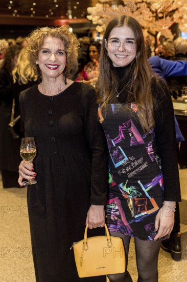 Heike Kloß and daughter Olivia Kloß at the Cirque du Soleil Alizé world premiere at the Berliner