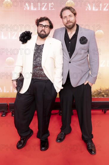 Steven Preisner and Florian Gibki at the Cirque du Soleil Alizé world premiere at the Berliner