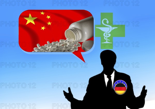 Symbolic image, Germany formerly pharmacy in the world, EU European Union, pharmaceutical industry,