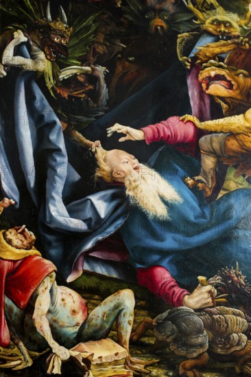 Isenheim Altarpiece by Matthias Grünewald, Unterlinden Museum, Musée Unterlinden, Colmar, Haut-Rhin