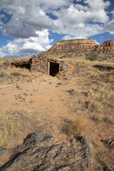 Cisco, Utah - A miner's dugout cabin from the early 1900s remains along the Colorado River in