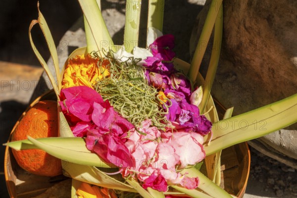 Canang Sari is a Balinese offering that expresses Wasa (God) or the creators of life to Sang Hyang