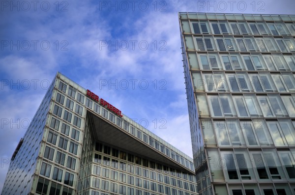 Verlagshaus Der Spiegel, logo, Spiegelgebäude, Hafencity, Free and Hanseatic City of Hamburg,