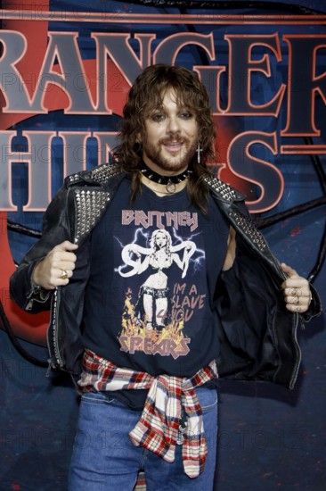 Riccardo Simonetti at the Stranger Things fan event in Hangar 7 at Tempelhof Airport in Berlin on