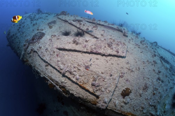 Rosalie Moller, chimney, wreck, shipwreck, British, sunk in World War II on 08.10, 1941 by two