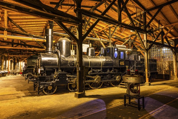 Legendary Austrian Southern Railway No. 415, pulled the court train of Empress Elisabeth, Sissi,