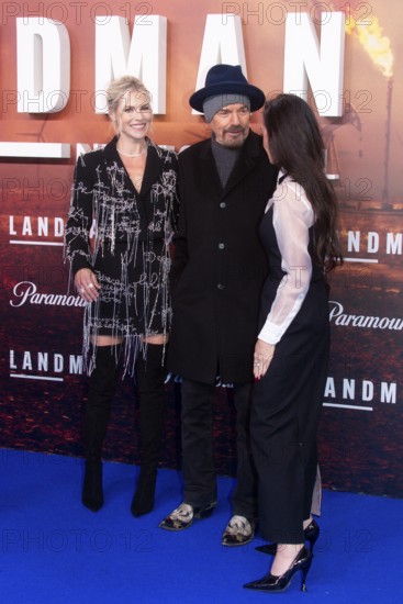 Billy Bob Thornton, Demi Moore, Ali Larter (cast), LANDMAN, red carpet for the European premiere of