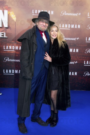 Michael Mendl and accompaniment, LANDMAN, Red Carpet for the European premiere of the 2nd season of