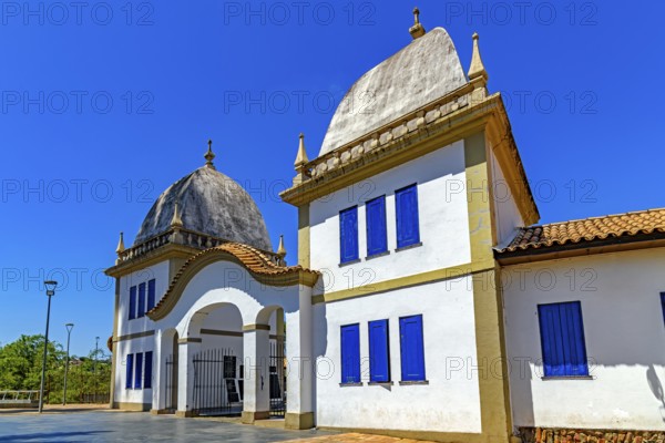 One of several historical buildings in Baroque and colonial style in the city of Congonhas in Minas