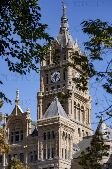 Salt Lake City, Utah - The Salt Lake City and County Building. It was built in the early 1890s and