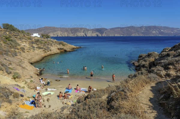 Agios Sostis, Mykonos, Cyclades, Greece - Agios Sostis, small town with the famous restaurant Kikis