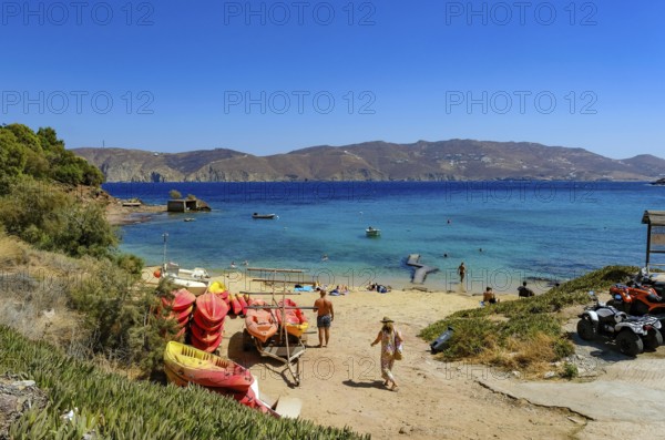 Panormos, Mykonos, Cyclades, Greece - Panormos, small town with sandy beach in the north of the
