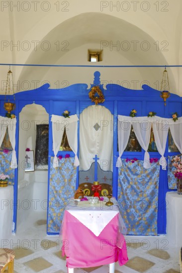 Ano Mera, Mykonos, Cyclades, Greece - Small church from the 18th century on the site of the Gyzi