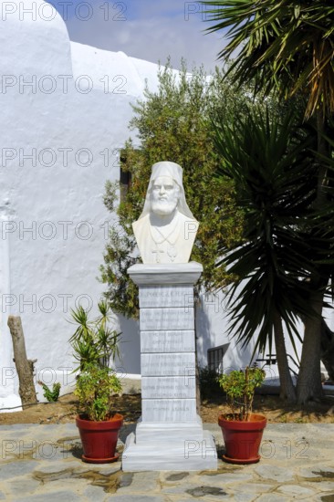Ano Mera, Mykonos, Cyclades, Greece - The Panagia Tourliana monastery is the center of Ano Mera.
