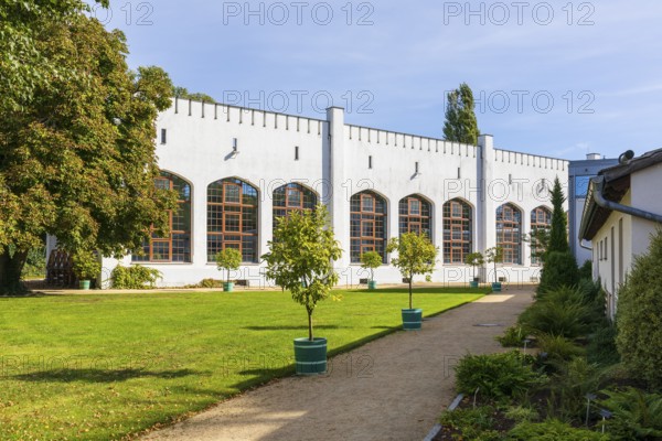 Orangery, Muskau Castle, Muskauer Park, UNESCO World Heritage Site, Bad Muskau, Upper Lusatia,