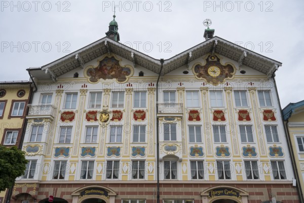 Façade of the city museum, Bürgergarten, former town hall, historic building, Marktstraße,