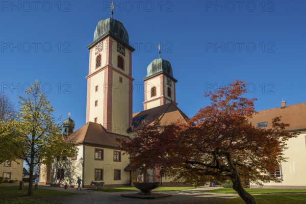 Monastery Church, St. Märgen, Southern Black Forest, Black Forest, Baden-Württemberg, Germany