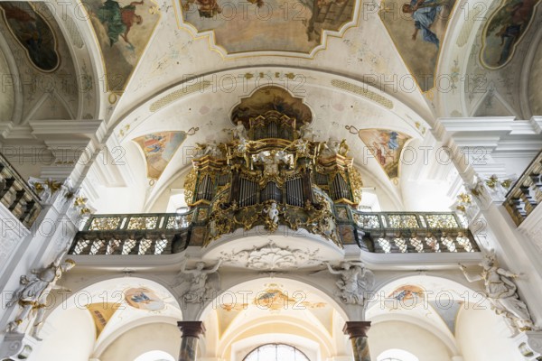 Interior view, monastery church, St. Peter, Southern Black Forest, Black Forest, Baden-Württemberg,