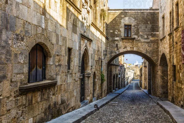 Knight's Street in Old Town from the time of the Order of St. John, the only preserved street from