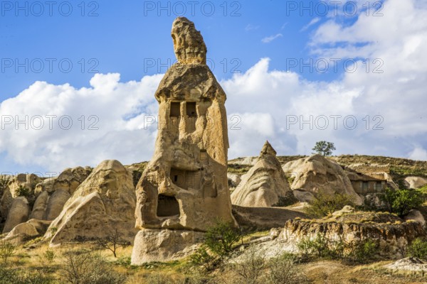 Valley of the Doves, fantastic tuff rock formations, Cappadocia, Turkey