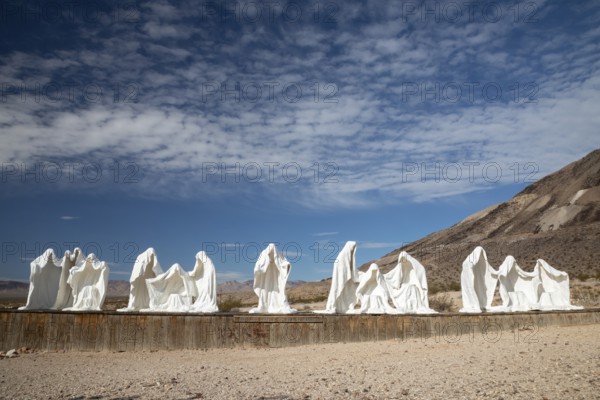 Beatty, Nevada - Art is the attraction in Rhyolite, a town that boomed briefly after gold was