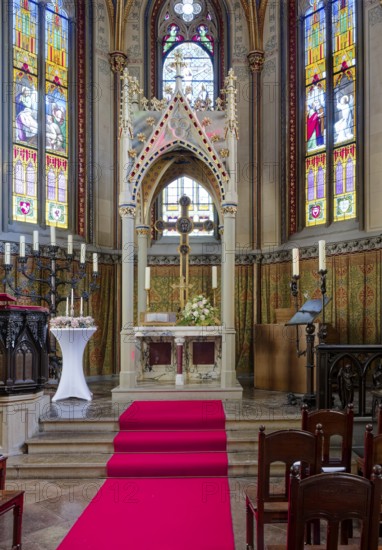 Christ Chapel, Hohenzollern Castle, ancestral home of the House of Hohenzollern, interior, noble