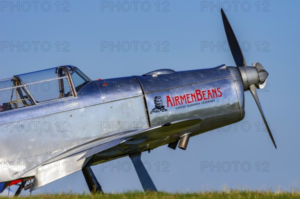 A Pilatus P-2 from Pilatus Flugzeugwerke AG with registration D-ETHN during a flight demonstration