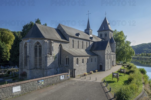 11th century Romanesque Abbey Church of St Peter, Église abbatiale Saint-Pierre d'Hastière,