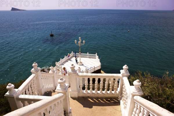 Observation deck, Balcon del Mediterraneo, (balcony of the Mediterranean Sea), Benidorm, Valencia,
