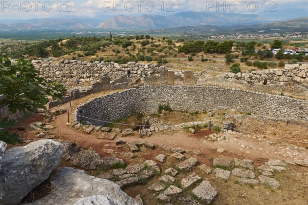 Tomb A, archaeological site, UNESCO World Heritage Site, Mycenae, Mycenae, important city in