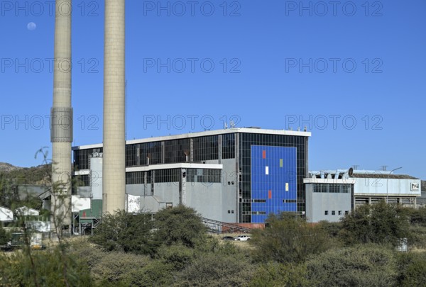 Industrial building of Nam Power, Namibian state electricity supplier, Windhoek, Khomas region,