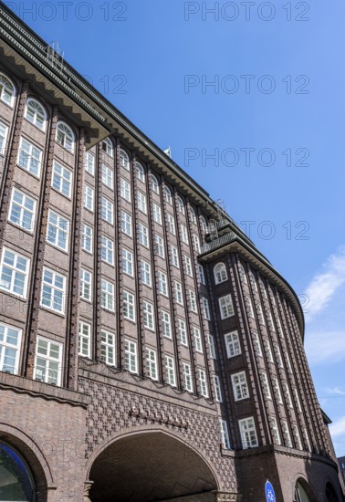 Chile House, former office building, brick expressionism, architect Fritz Höger, UNESCO World
