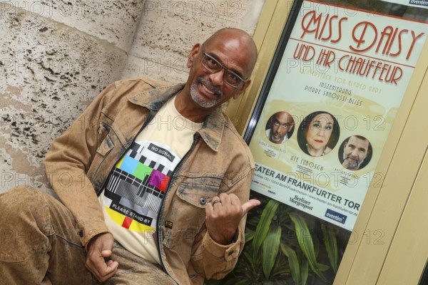 Pierre Sanoussi-Bliss at the annual press conference for the 2025/2026 season at the Theater am