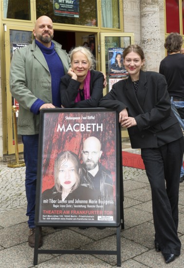 Tibor Locher, Irene Christ and Johanna Marie Bourgeois at the annual press conference for the