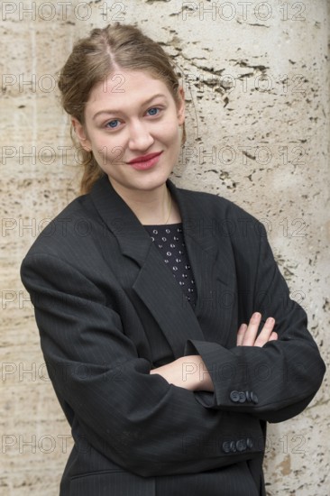 Johanna Marie Bourgeois at the annual press conference for the 2025/2026 season at the Theater am