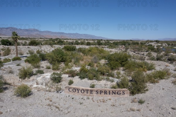 Coyote Ssprings - The Coyote Springs golf course in the Nevada desert. The Jack Nicklaus-designed
