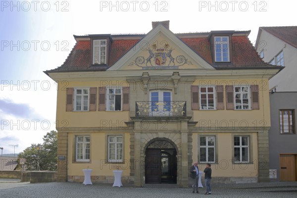 Old assembly hall built in 1546 with decorations and murals, building, Tübingen, Neckar Valley,