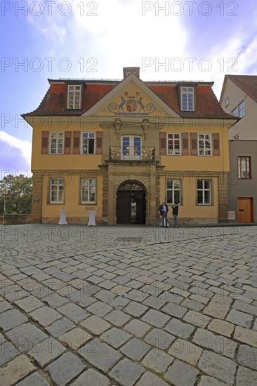 Old assembly hall built in 1546 with decorations and murals, building, Tübingen, Neckar Valley,