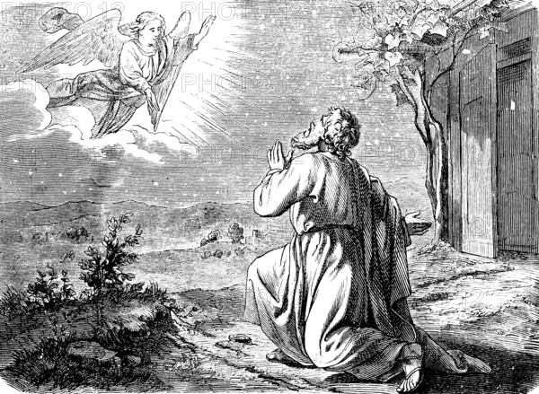 First Book of Genesis, Chapter 15, Genesis, God speaks to Abraham to count the stars in the sky,