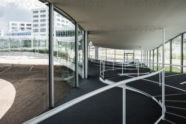 Interior view, Rolex Learning Centre, École polytechnique fédérale de Lausanne, EPFL, Lausanne,