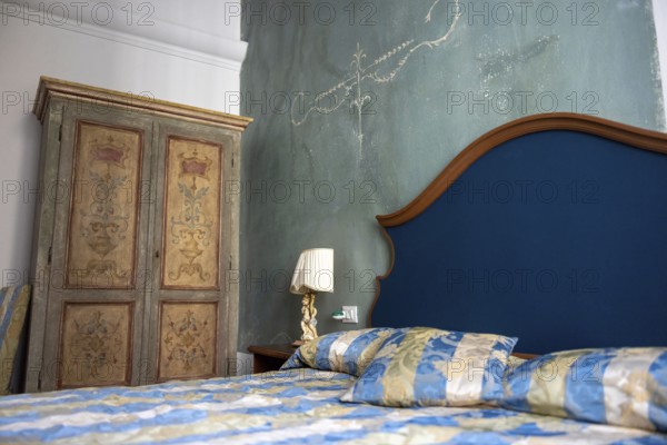 Venice, Italy - 3 September 2025: Interior of a hotel in Venice during the 82nd Venice