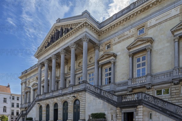 Oud Gerechtsgebouw Gent, 19th century Neoclassical old courthouse in the city Ghent, East Flanders,