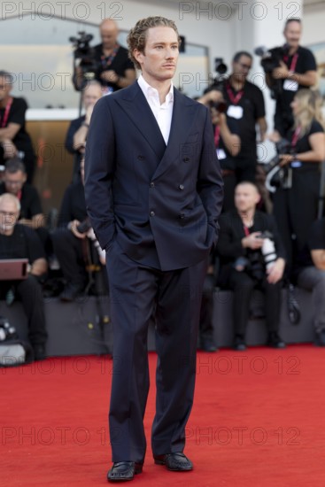 Venice, Italy - 2 September 2025: Guest during the red carpet of - A house of Dynamite - during the