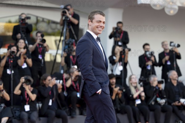 Venice, Italy - 2 September 2025: Gabriel Basso during the red carpet of - A house of Dynamite -