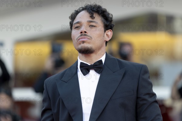 Venice, Italy - 2 September 2025: Anthony Ramos Martinez during the red carpet of - A house of