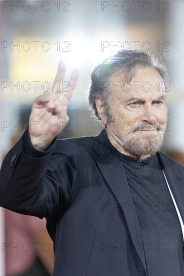 Venice, Italy - 3 September 2025: Franco Nero during the red carpet of - Cartier Glory To The