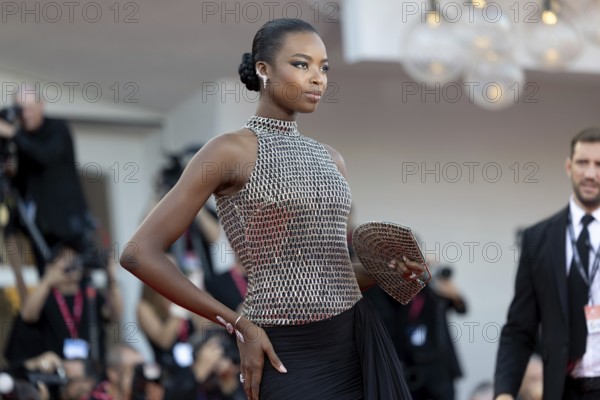 Venice, Italy - 1 September 2025: Maria Borges during the red carpet of - The Smashing Machine -