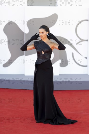 Venice, Italy - 3 September 2025: Saja Kilan during the red carpet of - The Voice Of Hind Rajab -