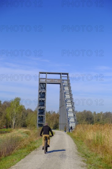 Himmelsleiter viewpoint, Tirschenreuther Teiche, Waldnaabaue, Große Teichpfanne, Vizinalradweg,
