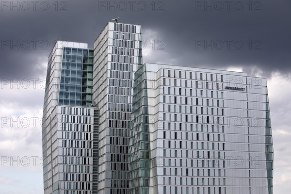 Nextower office tower and JW Marriott Hotel, high-rise buildings, Palaisquartier, Frankfurt am